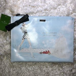 Kate Spade Large Bella Pouch Drivers Seat NWT